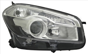 Far Stanga (D1S/H7, electric, cu motor, culoare insertie: cromat, culoare semnalizator: transparent) potrivit NISSAN QASHQAI I - Img 3