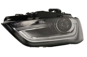 Far Stanga (D3S/LED, electric, cu motor, culoare insertie: negru) potrivit AUDI A4 ALLROAD B8, A4 B8