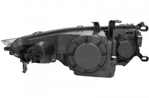 Far stanga (H1/H7, reglaj electric, cu motoras, fundal cromat) HONDA CIVIC 2005-2011 - Img 2