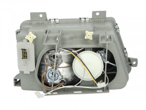 Far Stanga (H1/W5W, electric, cu motor, bec, culoare insertie: cromat) potrivit MERCEDES SPRINTER 2-T (B901, B902), SPRINTER 3-T (B903), SPRINTER 4-T (B904) - Img 2