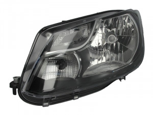 Far stanga (H4, electric, cu motoras, fundal negru) VW CADDY 2010-2015 - Img 3