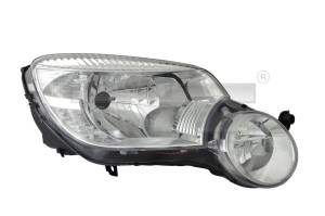 Far Stanga (H4/H7, electric, cu motor, culoare insertie: cromat) potrivit SKODA YETI - Img 3