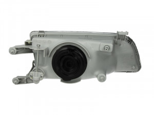 Far stanga (H4, mecanic, fundal argintiu, fundal transparent) SUZUKI SWIFT 1989-2005 - Img 2