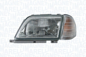 Far Stanga (halogen, H4/PY21W, pneumatic, fara motoras, culoare insertie: cromat, culoare semnalizator: transparent) potrivit MERCEDES SL (R129) -10.01 - Img 1