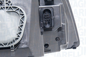 Far Stanga (halogen, H4/PY21W/W5W, electric, cu motor, culoare insertie: cromat) potrivit VW MULTIVAN T5, TRANSPORTER T5 - Img 3