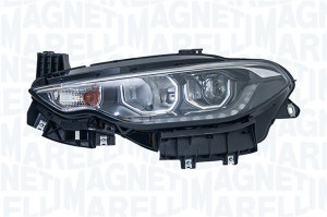 Far Stanga (halogen, H7/H7/PY21W, electric, cu motor, culoare insertie: cromat, culoare semnalizator: portocaliu) potrivit FIAT TIPO - Img 4