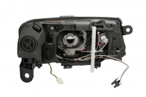Far stanga potrivit AUDI A6 dupa 2004 - (D3S/H7, reglaj electric, fundal negru) - Img 2