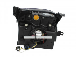 Far stanga potrivit FORD FUSION 2005-2012 - (H4, electric, cu motoras, fundal cromat) - Img 2