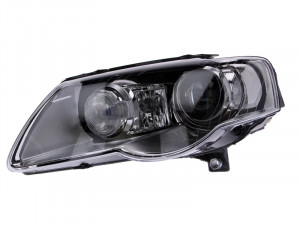 Far Stanga (xenon, D1S/H7/W5W, electric, cu motor, culoare semnalizator: transparent) potrivit VW PASSAT B6 -11.07 - Img 1