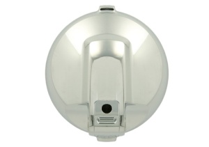 Farul universal Dreapta/Stanga (raza lunga, H3/LED, 12V, diametru 183mm, alb, plastic, crom, Lampi de pozitie, lungime cablu: 150mm) - Img 2
