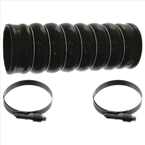 Furtun Intercooler (85mm/91mmx270mm, negru, cu cleme) potrivit MERCEDES ACTROS MP4 / MP5, ANTOS, AROCS, ATEGO 3, CITARO 2, ECONIC 2, INTEGRO (O 550), INTOURO 471.943-OM936.974 07.11- - Img 3