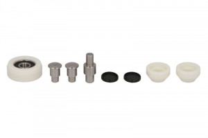 Ghidaj cu role, usa culisanta Inferior Dreapta potrivit VW CADDY III, CADDY III/MINIVAN 2004-2015 - (balama inferioara)