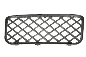 Grila bara Dreapta Inferior, plastic, negru potrivit VW TOUAREG 2002-2010 2002-2007