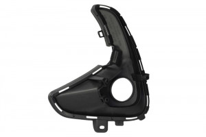 Grila bara fata dreapta cu locas lampa ceata, negru lucios potrivit TOYOTA YARIS XP21 Hatchback 01.20- - Img 2