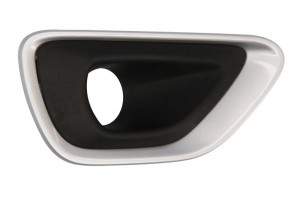 Grila bara fata Dreapta cu locas proiector, aluminiu/negru potrivit JEEP GRAND CHEROKEE IV dupa 2013