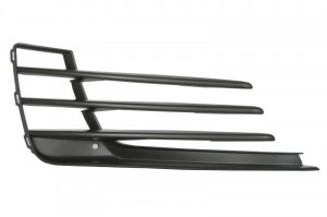 Grila bara fata exterior/Fata Dreapta GTI, plastic, negru potrivit VW GOLF ALLTRACK 7, GOLF SPORTSVAN 7, GOLF 7 dupa 2012 2012-2017
