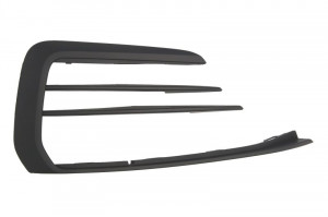 Grila bara fata potrivit VW GOLF ALLTRACK 7, GOLF SPORTSVAN 7, GOLF 7 2014-2019 - exterior/fata dreapta (GTI, plastic, negru)