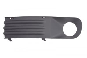 Grila bara fata Stanga cu locas proiector, plastic, gri potrivit VW MULTIVAN T5, TRANSPORTER T5 11.03-08.15 09.09-04.15 - Img 1