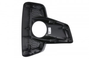 Grila bara fata stanga plastic, negru lucios/crom potrivit TOYOTA HILUX VIII 01.18-05.20 - Img 2