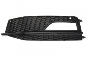 Grila bara fata stanga potrivit AUDI A4 2011-2016 - S-LINE, cu locas proiectoare, plastic