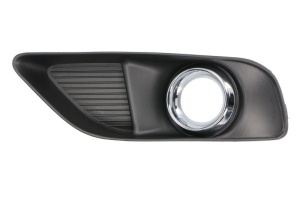 Grila bara fata stanga potrivit Chrysler 300 C II 2011-2014 - negru /argintiu