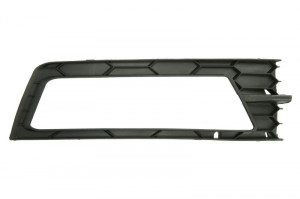 Grila bara fata stanga potrivit SKODA RAPID 2012-2017 - cu locas proiectoare, plastic, negru
