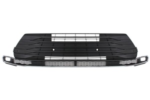 Grila bara fata stanga potrivit Toyota SIENNA dupa 2020 - negru /crom, cu gauri pentru senzorii de parcare