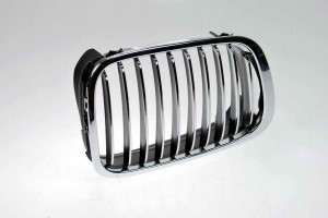 Grila radiator Dreapta potrivit BMW 3 (E46) 1.6-3.2 1997-2007 pana in 2001 - (pentru caroserie break; salon, crom)