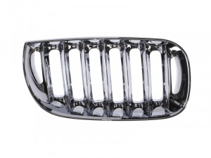 Grila radiator Dreapta potrivit BMW X3 (E83) 2.0-3.0D 2003-2011 pana in 2010 - (crom)
