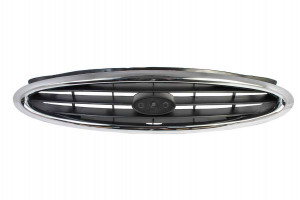 Grila radiator potrivit FORD MONDEO II 1.6-2.5 1996-2000 pana in 2000 - (diesel, crom/negru)