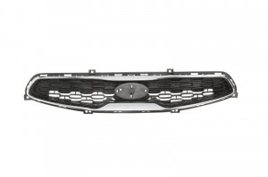Grila radiator potrivit KIA PICANTO II 1.0/1.0LPG/1.2 2011-2017 pana in 2016 - (crom/negru)