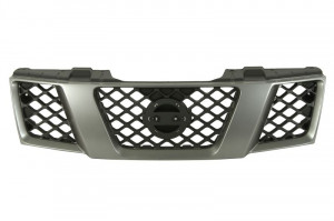 Grila radiator potrivit NISSAN NP300 NAVARA 2.5D/3.0D/4.0 2004-2009 - (gri)