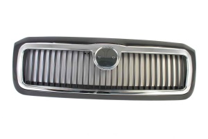 Grila radiator potrivit SKODA FELICIA II 1.3/1.6/1.9D 1996-2001 - (crom/negru)