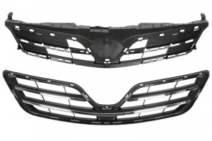 Grila radiator potrivit TOYOTA COROLLA 1.33-2.0D 2006-2014 2010-2013 - (crom/negru)