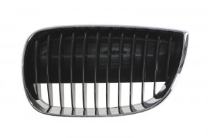 Grila radiator Stanga (crom/negru) potrivit BMW 1 (E81), 1 (E87) 1.6-3.0 06.04-09.12 -03.07 - Img 1