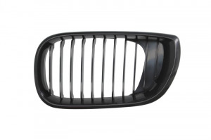 Grila radiator Stanga potrivit BMW 3 (E46) 1.6-3.2 1997-2007 pana in 2005 - (pentru caroserie break; salon, negru)