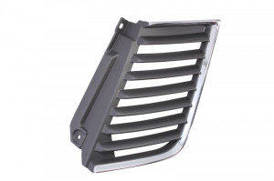 Grila radiator Stanga potrivit MITSUBISHI L200 / TRITON 2.5D 2005-2015 pana in 2010 - (crom/negru)
