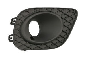 Grila ventilatie bara fata dreapta potrivit MERCEDES GLB X247 dupa 2019 - (cu orificii lampa ceata, negru)