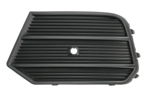 Grila ventilatie bara fata stanga potrivit AUDI Q3 8U 2015-2018 - (cu orificii senzor parcare, negru)