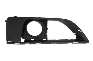 Grila ventilatie bara fata stanga potrivit BMW 2 Active Tourer F45, F46, 2 Gran Tourer F46 2014-2018 - (cu orificii lampa ceata, plastic, negru, LUXURY)