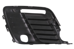 Grila ventilatie bara fata stanga potrivit PEUGEOT TRAVELLER dupa 2016 - (cu orificii lampa ceata, plastic, negru) - Img 2