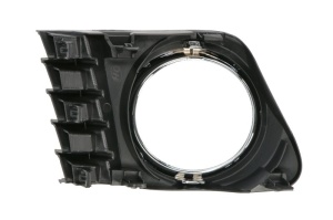 Grila ventilatie bara protectie fata dreapta potrivit TOYOTA PRIUS + W4 2011-2016 - (cu găuri proiector ceață, plastic, negru) - Img 2