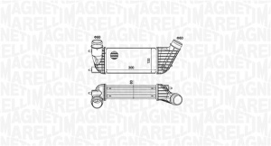 Intercooler potrivit CITROEN C8, JUMPY II; FIAT SCUDO, ULYSSE; PEUGEOT 807, EXPERT, EXPERT TEPEE 1.6D/2.0D 02.06- - Img 1