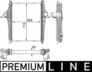 Intercooler potrivit MAN FOC, TGL I, TGL II, TGM I, TGM II D0834LFL40-D2676LFAE 01.04- - Img 3