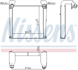 Intercooler potrivit MAN M 2000 L D0826LFL03-D0836LFL06 03.95- - Img 3
