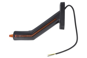 Lumina clarificare dreapta, portocaliu/rosu/alb, LED, suprafata, lungime cablu 400mm, cu brat lung, 12/24V (cu functie de semnalizator spate, IP6K9K) - Img 1