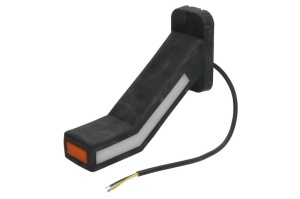 Lumina clarificare stanga, portocaliu/rosu/alb, LED, suprafata, lungime cablu 400mm, cu brat lung, 12/24V (indicator dinamic; tip: neon; cu functie de semnalizator spate) potrivit ADR - Img 3