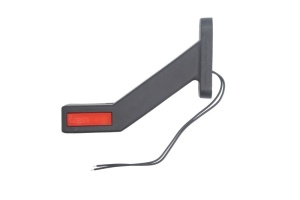 Lumina delimitare dreapta, portocaliu/rosu/alb, LED lungime cablu 240mm, pe brațul lung, 12/24V (tip: neon) - Img 2