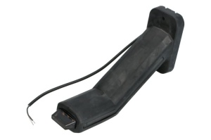 Lumina delimitare dreapta, portocaliu/rosu/alb, LED lungime cablu 400mm, pe brațul lung, 12/24V (IP6K9K) - Img 3