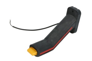 Lumina delimitare dreapta, portocaliu/rosu/alb, LED lungime cablu 400mm, pe brațul lung, 12/24V (IP6K9K) - Img 3